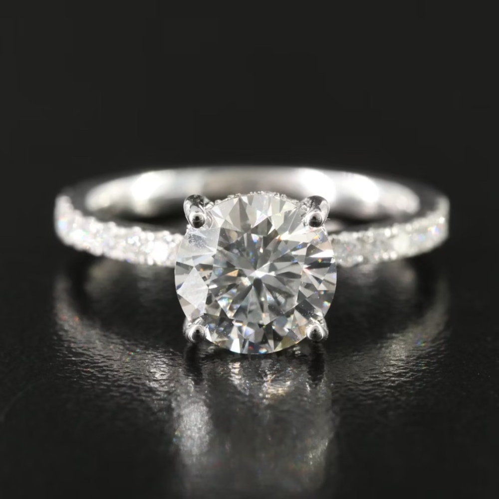 14K 2.41 CTW Lab Grown Diamond Ring